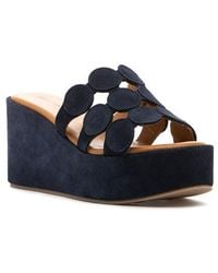 275 Central - Shammy Platform Wedge Slide Sandal - Lyst