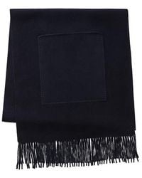 Lafayette 148 New York - Patch Pocket Wool & Cashmere Fringe Scarf - Lyst