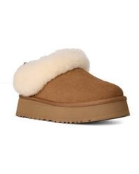 UGG - Tazzelle Genuine Shearling Collar Slipper - Lyst