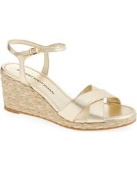 Stuart Weitzman - Dayna Espadrille Wedge Sandal - Lyst