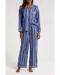 Polo Ralph Lauren - Madison Stripe Cotton Blend Pajamas - Lyst
