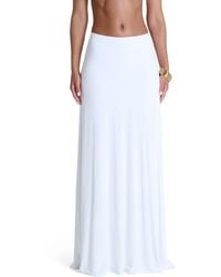 Naked Wardrobe - Smooth Maxi Skirt - Lyst