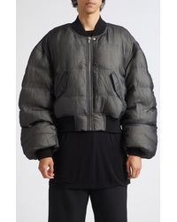 Rick Owens - Secchia Padded Flight Jacket - Lyst