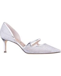 Nina - Nashly Pointed Toe Cap Toe Mary Jane Pump - Lyst