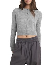 Mango - Crop Cardigan - Lyst