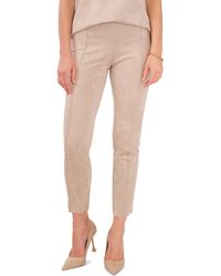 Vince Camuto - Pintuck Faux Suede leggings - Lyst