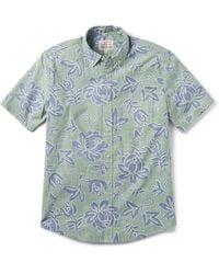 Reyn Spooner - X Alfred Shaheen Classic Pareau Tailored Fit Floral Short Sleeve Button-down Shirt - Lyst