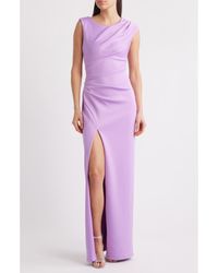 Black Halo - Braden Pleated Column Gown - Lyst