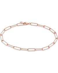 Monica Vinader - Alta Textured Chain Link Bracelet - Lyst