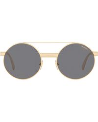 Versace - 52mm Polarized Round Sunglasses - Lyst