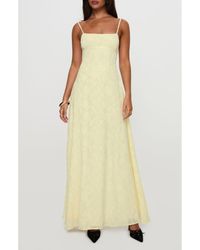 Princess Polly - South Of France Floral Embroidered Sleeveless Gown - Lyst