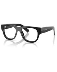 Prada - 53Mm Square Optical Glasses - Lyst