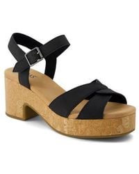 TOMS - Isla Platform Sandal - Lyst