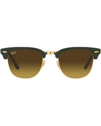 Ray-Ban - Clubmaster 51Mm Gradient Square Sunglasses - Lyst