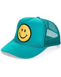 Local Beach - Smiley Patch Trucker Hat - Lyst
