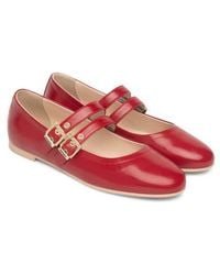 Nero Giardini - Double Strap Ballet Flat - Lyst