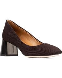 Donald J Pliner - Delite Flared Block Heel Pump - Lyst