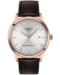 Tissot - Classic Dream Automatic Leather Strap Watch, 40Mm - Lyst