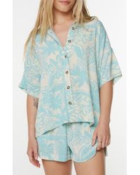 Roxy - Kokomo Floral Camp Shirt - Lyst