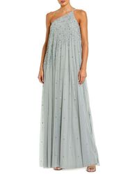 Mac Duggal - One Shoulder Embellished Trapeze A-Line Gown - Lyst