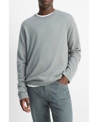 Vince - Cashmere & Mulberry Silk Crewneck Sweater - Lyst