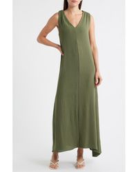 Halogen® - Twist Back Sleeveless Maxi Dress - Lyst