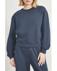 Splendid - Laguna Lounge Cotton Crewneck Sweater - Lyst