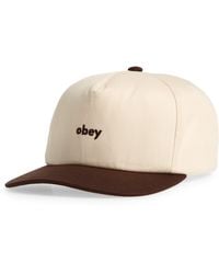 Obey - Case Colorblock Baseball Cap - Lyst