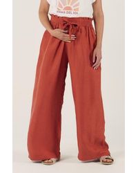 Cache Coeur - Maternity Twill Smock Pants Sahel - Lyst
