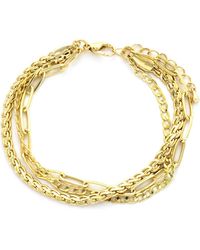 Panacea - Triple Layer Chain Bracelet - Lyst