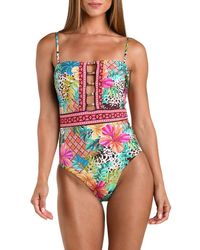 Sunshine 79 - Paradise Heat Jewel Cutout One-Piece Swimsuit - Lyst