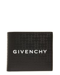 Givenchy - 4g-motif Leather Bifold Wallet - Lyst