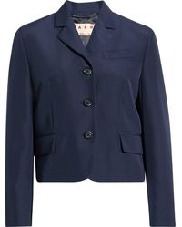 Marni - Techno Wool Blend Jacket - Lyst