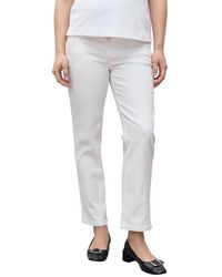 Mango - Over The Bump Maternity Straight Leg Jeans - Lyst
