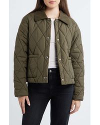 Sam Edelman - Quilted Crop Jacket - Lyst
