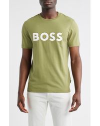 BOSS - Tiburt Logo Graphic T-Shirt - Lyst