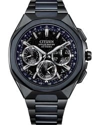 Citizen - Attesa Satellite Timekeeping Chronograph Super Titanium Bracelet Watch, 43.2Mm - Lyst