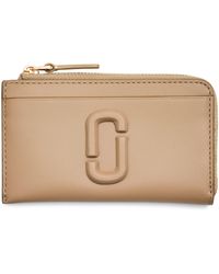 Marc Jacobs - The Top Zip Multi Leather Card Holder - Lyst
