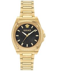 Versace - Greca Pulse Goldtone Bracelet Watch, 36Mm - Lyst