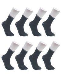 Ed Hardy - Basic Half Cushion Mid Crew Sock 8-Pack - Lyst