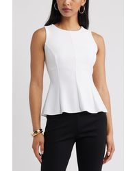 Open Edit - Crewneck Flared Tank - Lyst