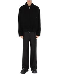 Burberry - Cashmere Harrington Jacket - Lyst