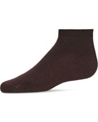 Memoi - Basic Silky-Soft Gauge Ankle Sock - Lyst