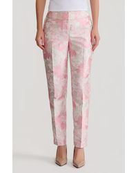 Kasper - Flat Front Slim Pants - Lyst