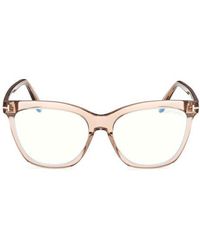 Tom Ford - 54Mm Butterfly Light Blocking Optical Glasses - Lyst