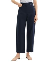 Theory - Curve Leg Cotton Chino Pants - Lyst