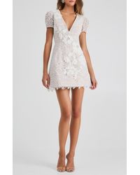 chinese dress ladies Hailees Lace Strapless Mini Dress | White | Womens