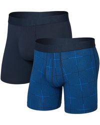 Saxx Underwear Co. - Assorted 2-Pack Droptemp Cooling Cotton Boxer Briefs - Lyst