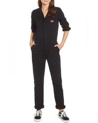dickies Womens Long Sleeve Cotton Twill Coverall Women