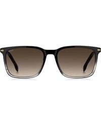 BOSS - 55Mm Rectangular Sunglasses - Lyst